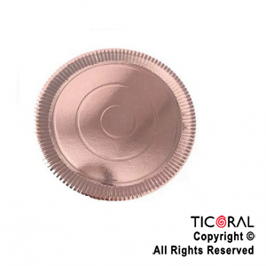 PLATO LAMINADO ROSA GOLD N.18 18CM x 10
